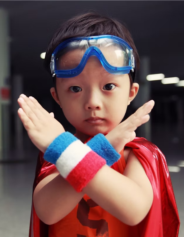 Data Security - Child with protective gear